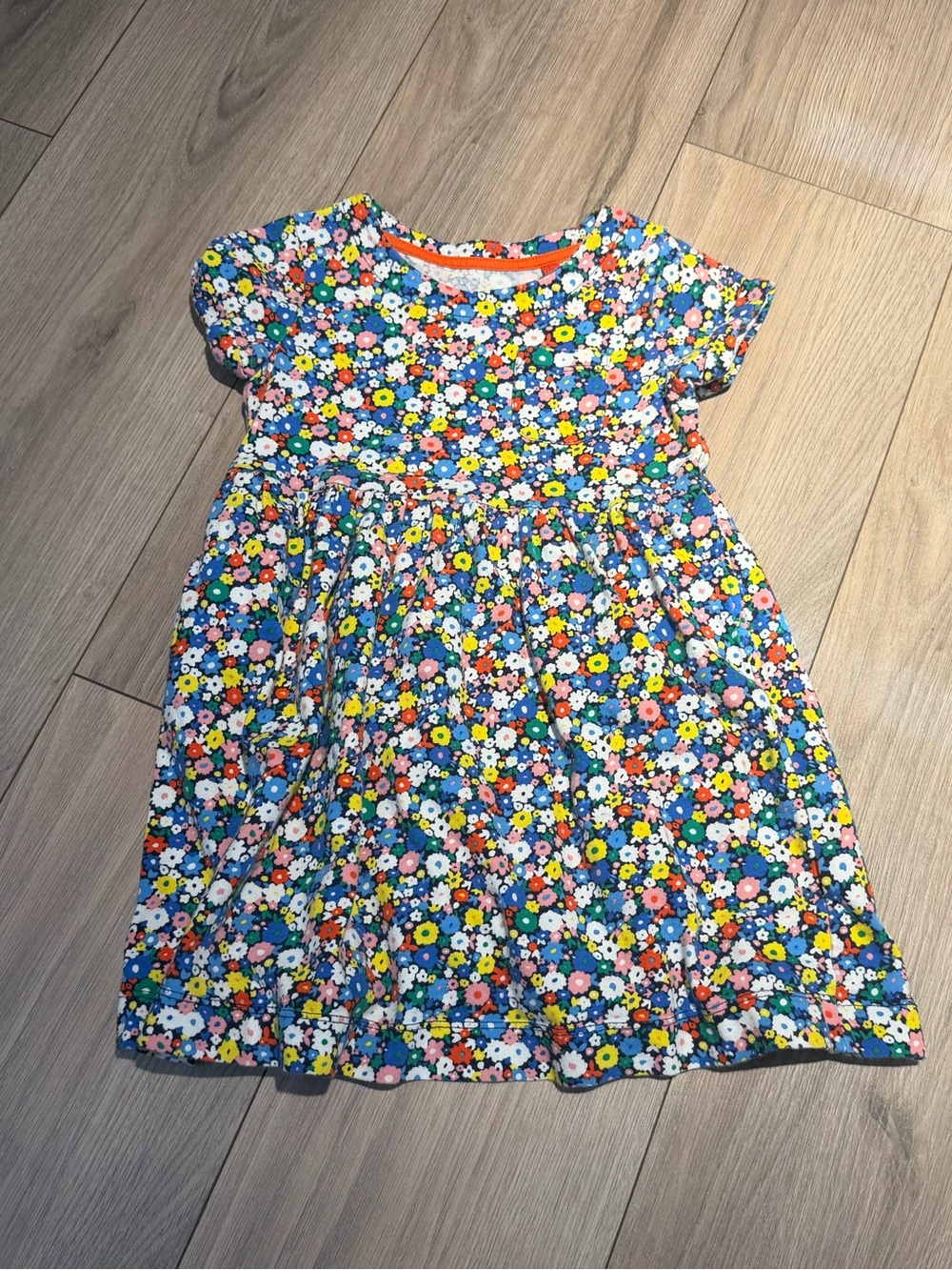 Boden Girls Floral Dress - Multicolor